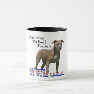 Terrier de pitbull americanos: Caneca