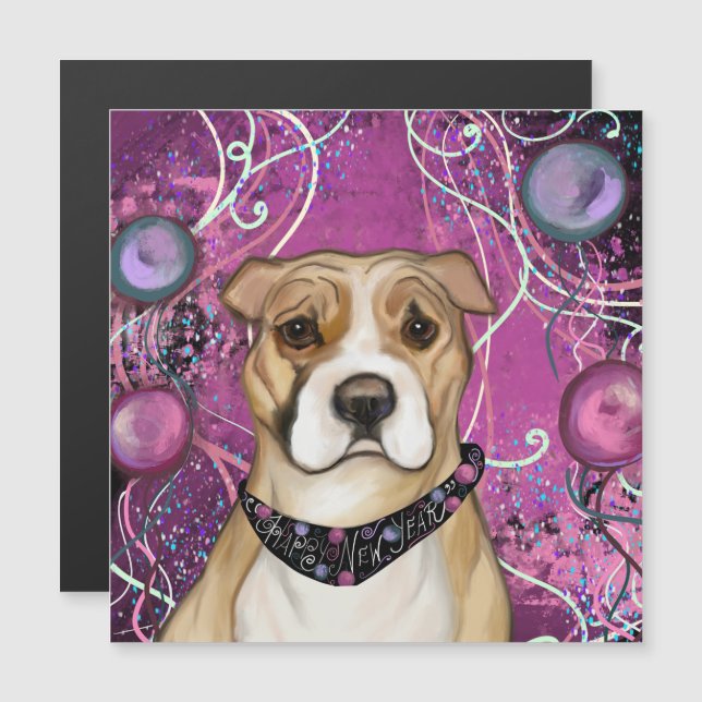 TERRIER STAFFORDSHIRE AMERICANO                (Frente/Verso)