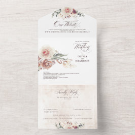 Terthy Shade Flowers Elegante Boho Casamento