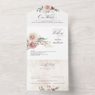 Terthy Shade Flowers Elegante Boho Casamento