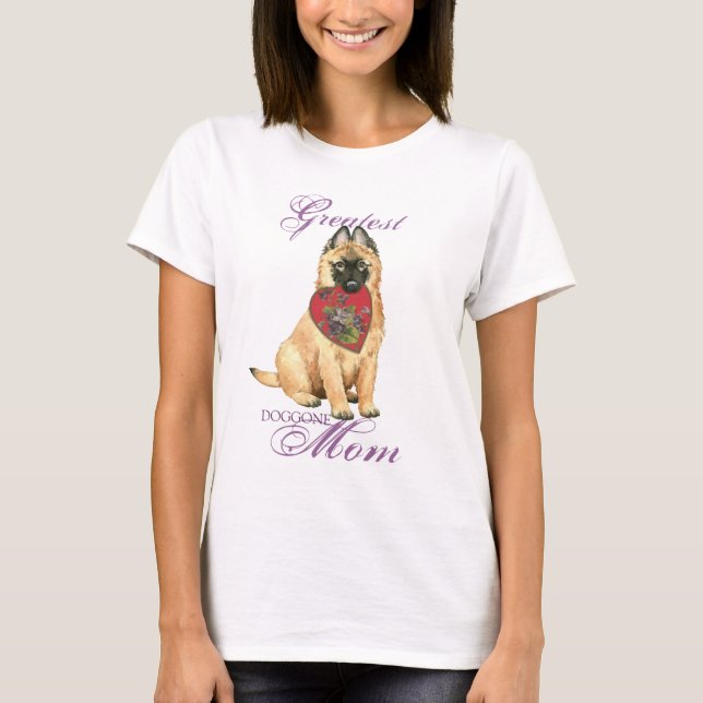 Tervuren Heart Mamãe T-Shirt (Frente)