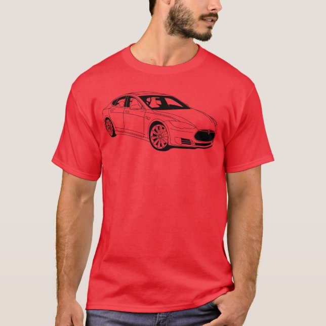 Tesla Model S T-Shirt (Frente)