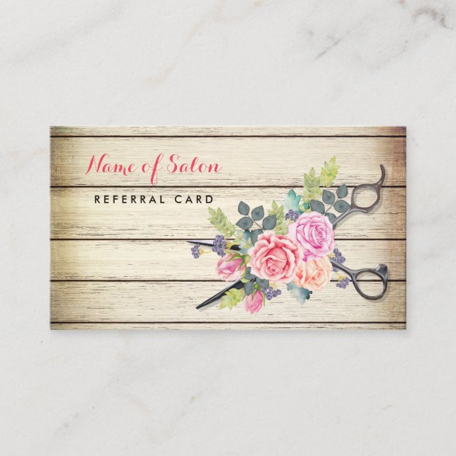 Tesoura de madeira encantadora e referência de ami (Frente)