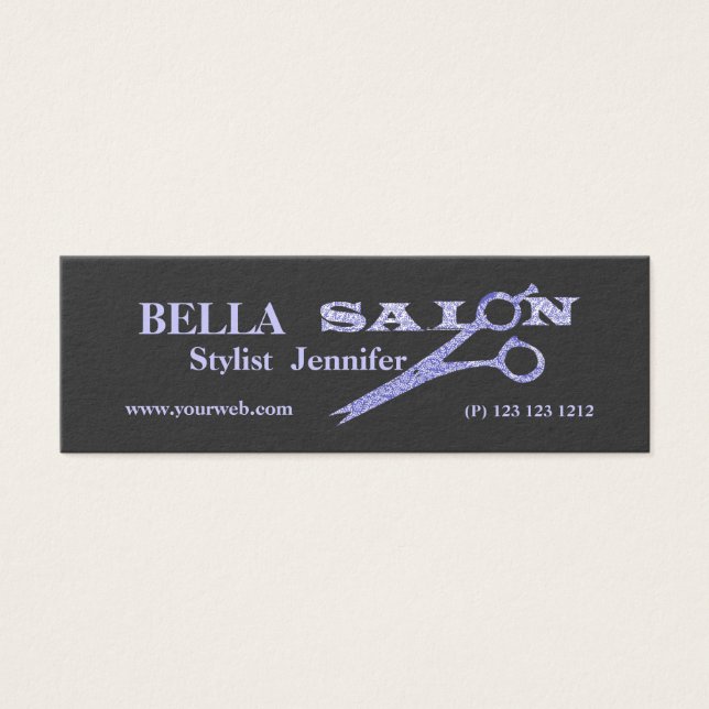 Tesoura Design de Cabelo de Compromisso do Salão R (Frente)