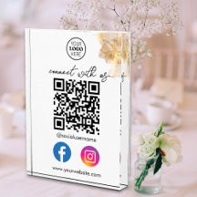 Tesouras Douradas Conecte-se Conosco Código QR Míd