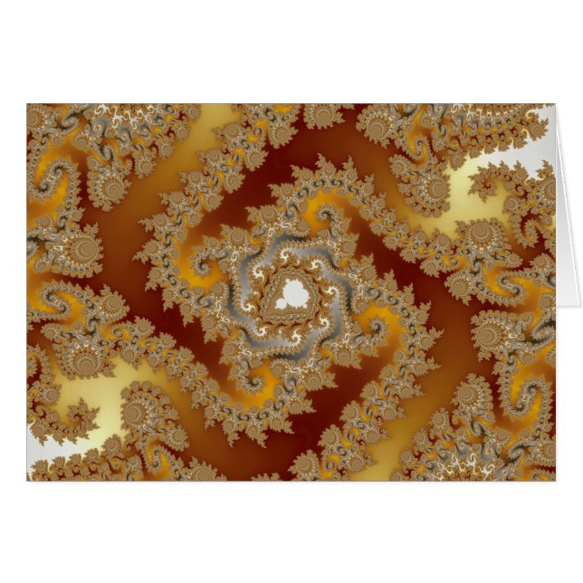 Tesouro - cartão do Fractal (Frente Horizontal)