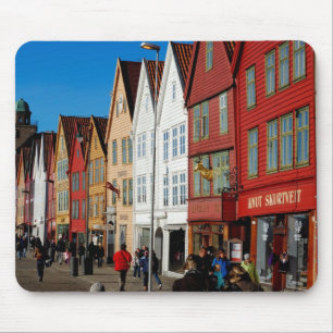 Tesouro de madeira curvado Mousepad