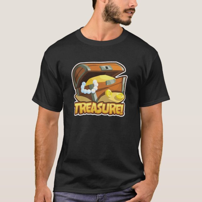 Tesouro! T-shirt da obscuridade dos homens (Frente)