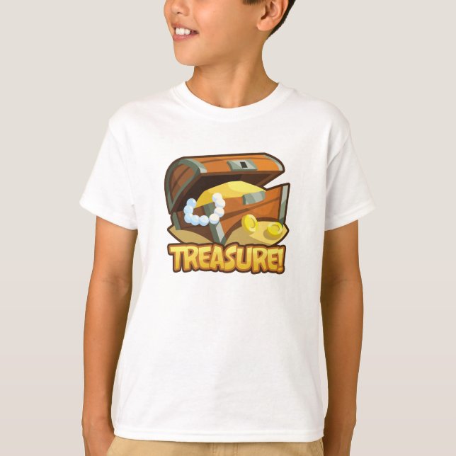 Tesouro! T-shirt dos miúdos (Frente)