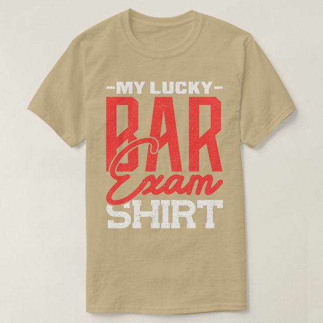 Testando Minha Bartender de Camisa de Exame de Bar (Frente do Design)