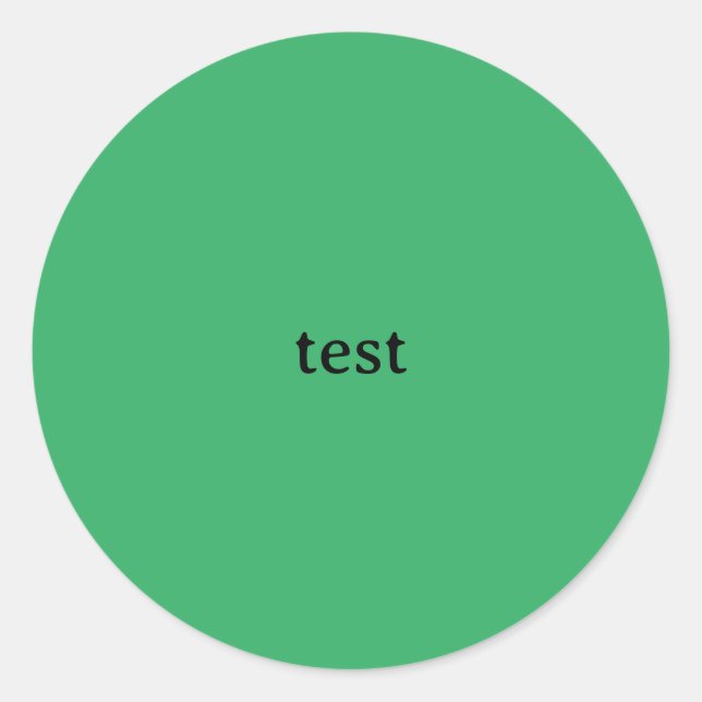 teste de adesivo verde .co.uk (Frente)