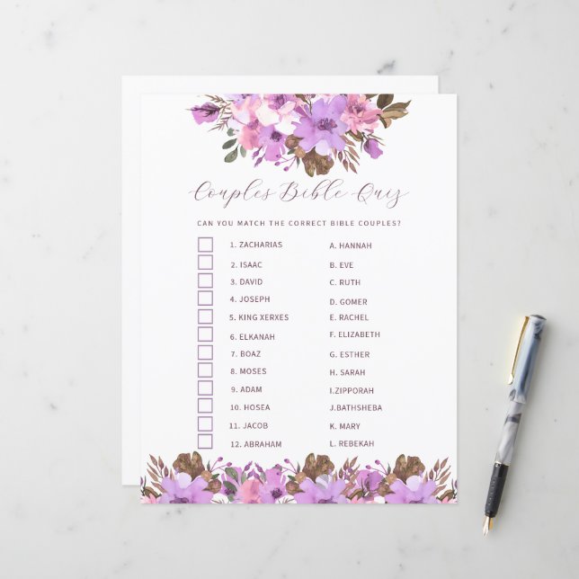 Teste de Bíblia de Casais de chás de panela (Frente/Verso In Situ)