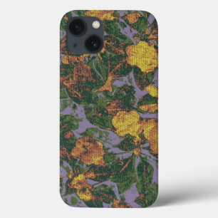 Teste padrão amarelo da camuflagem da flor