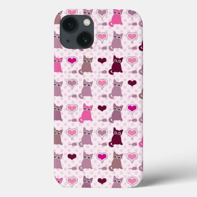 Teste padrão bonito das meninas do gatinho (Verso)