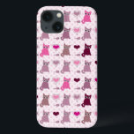 Teste padrão bonito das meninas do gatinho<br><div class="desc">Teste padrão bonito das meninas do gatinho no © do vetor e no ® Bigstock® - todos os direitos reservados.</div>