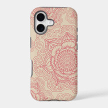 Teste padrão cor-de-rosa da mandala