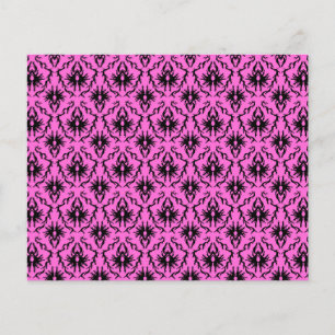 Teste padrão cor-de-rosa e preto brilhante do