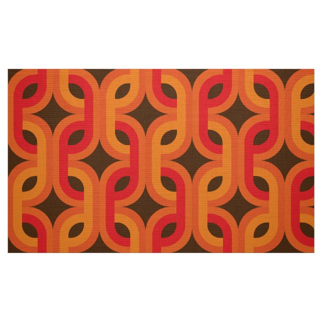 teste padrão corajoso retro do tecido SEM EMENDA (Fat Quarter)