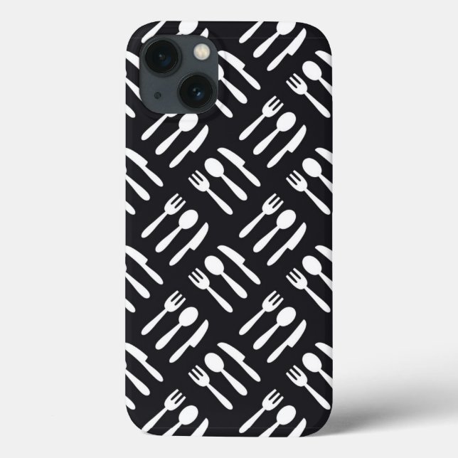 Teste padrão da faca da colher da forquilha (Verso)