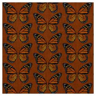 Teste padrão de borboleta do monarca do tecido da