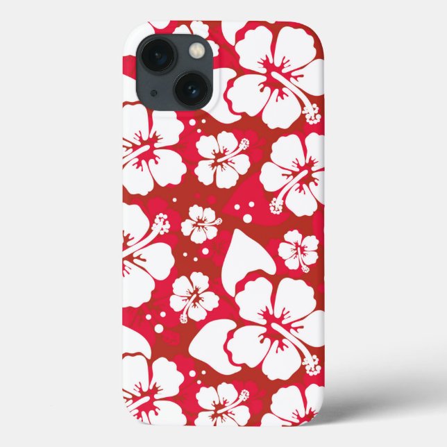 Teste padrão de flores do hibiscus (Verso)