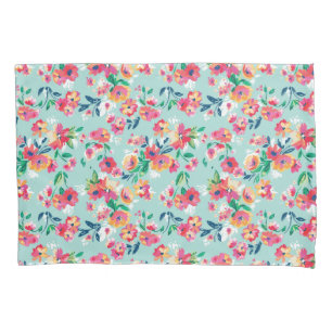 Teste padrão de flores pintado