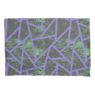 Teste padrão de mosaico violeta e verde