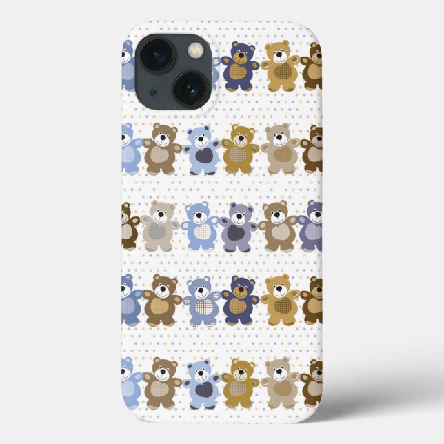 teste padrão de um urso de ursinho do brinquedo (Verso)