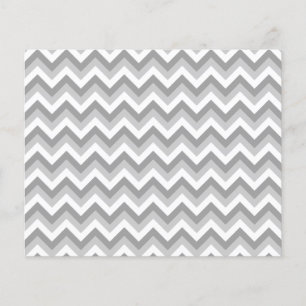 Teste padrão de ziguezague cinzento e branco