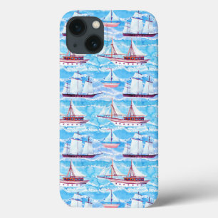 Teste padrão dos navios de navigação da aguarel