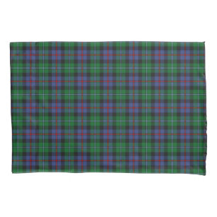 Teste padrão escocês verde-claro e azul da xadre