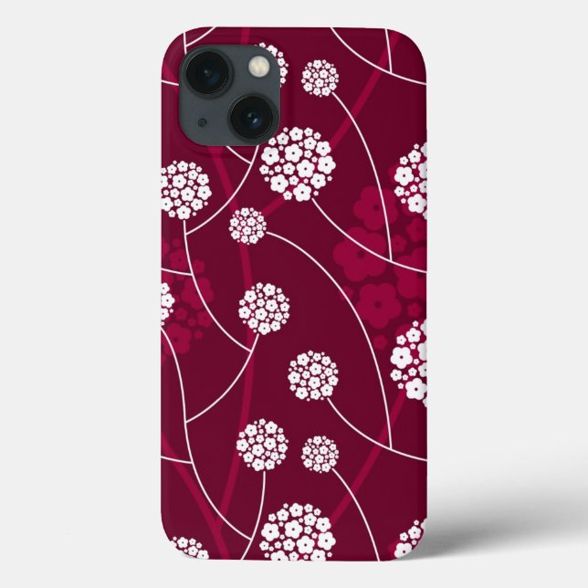 Teste padrão floral abstrato (Verso)