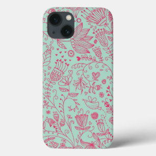 Teste padrão floral bonito do verão
