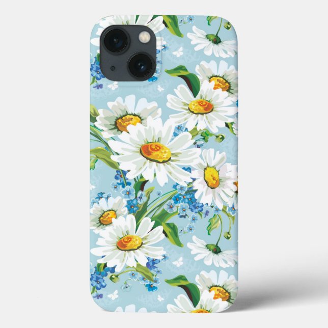 Teste padrão floral brilhante bonito à moda 2 (Verso)