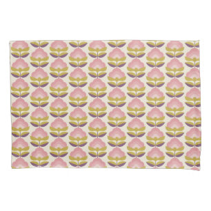 Teste padrão floral cor-de-rosa & roxo retro