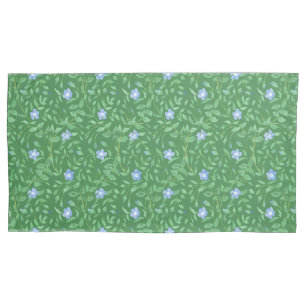 Teste padrão floral da pervinca bonito em verde