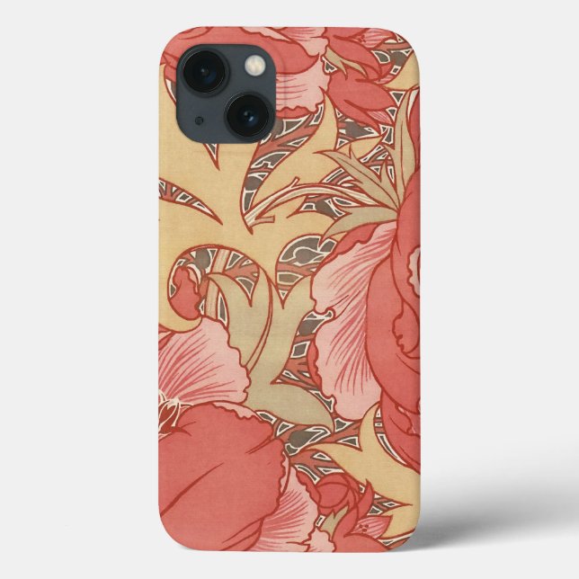 Teste padrão floral de Nouveau da arte das (Verso)