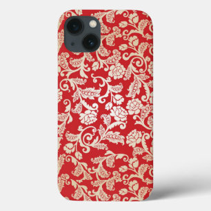 Teste padrão floral do fundo do damasco