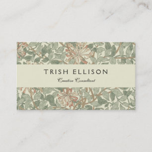 Teste padrão floral moderno do cartão de visita 