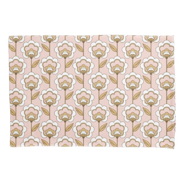 Teste padrão floral moderno do meio século (Frente-Esquerda)