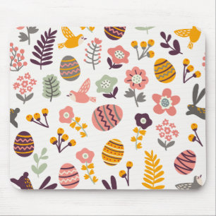 Teste padrão floral Mousepad do primavera da