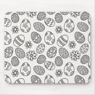 Teste padrão floral   Mousepad dos ovos da pásco
