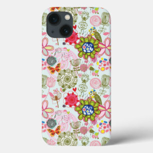 Teste padrão floral no estilo retro 2