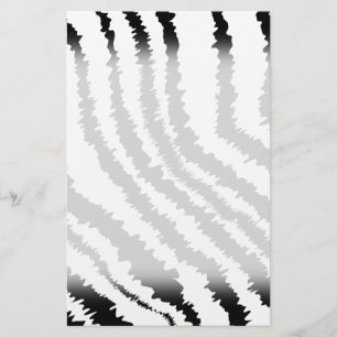 Teste padrão preto do impressão da zebra