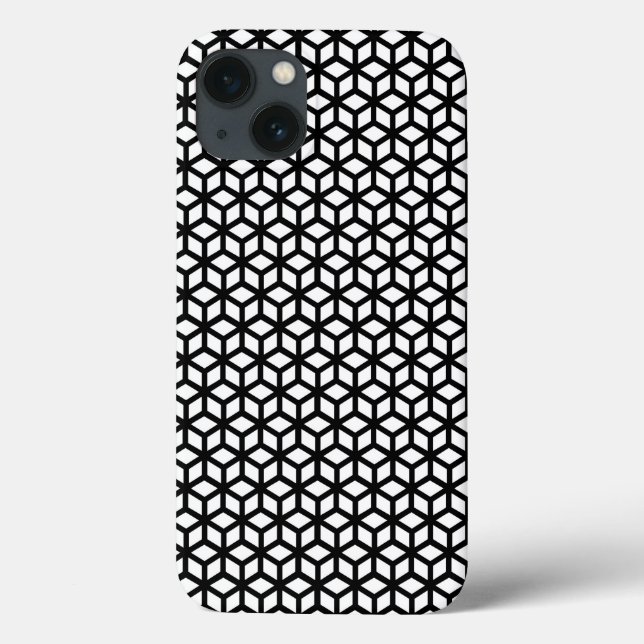 Teste padrão preto e branco do cubo (Verso)