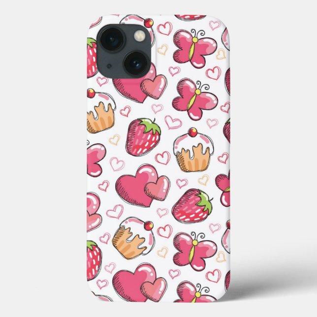 teste padrão romântico da comida (Verso)