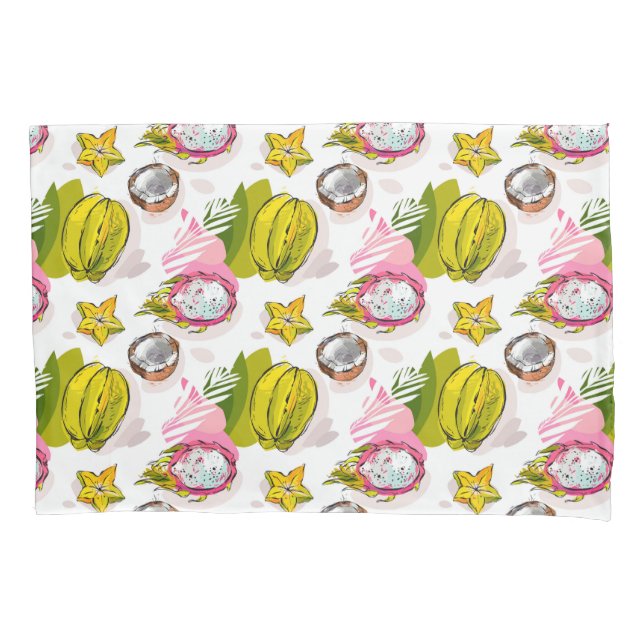 Teste padrão Textured carta branca da fruta (Frente-Esquerda)