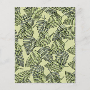 Teste padrão tropical verde das folhas