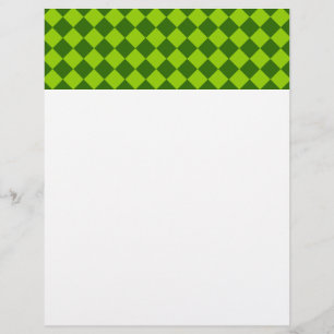 Teste padrão verde do diamante da combinação po
