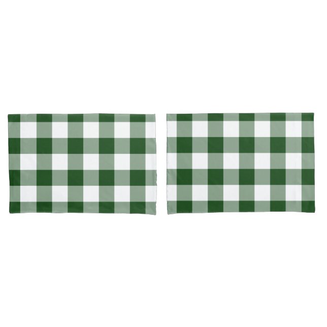 Teste padrão verde e branco do guingão (Frente - conjunto)